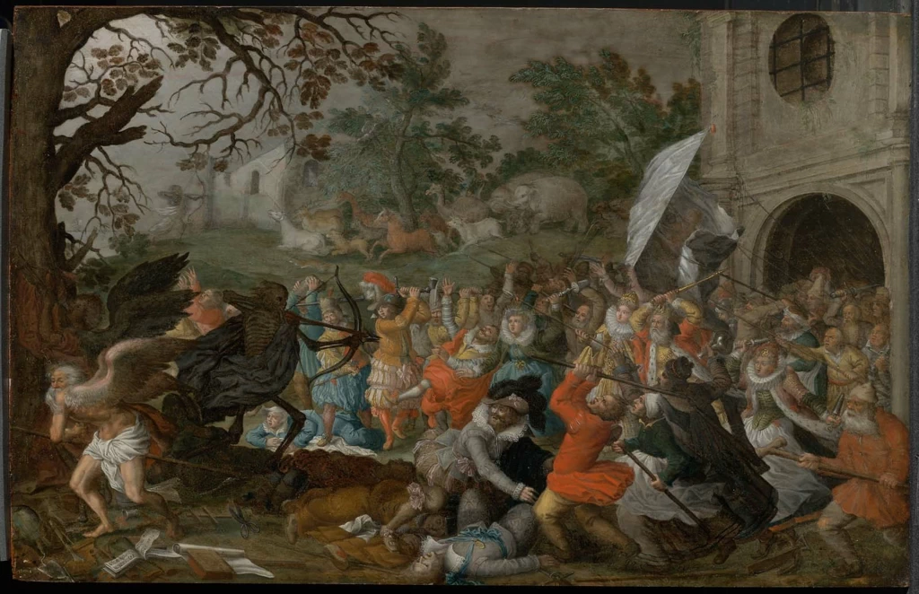 La lotta degli uomini e degli animali contro il tempo e la morte - Museum of Fine Arts